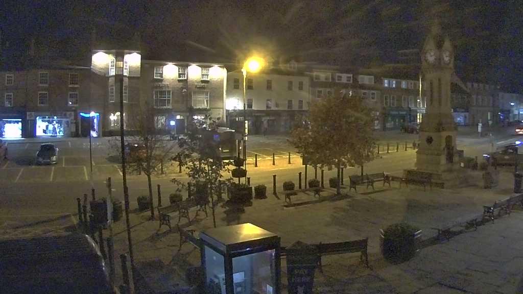 Thirsk webcam overlooking the Market Place