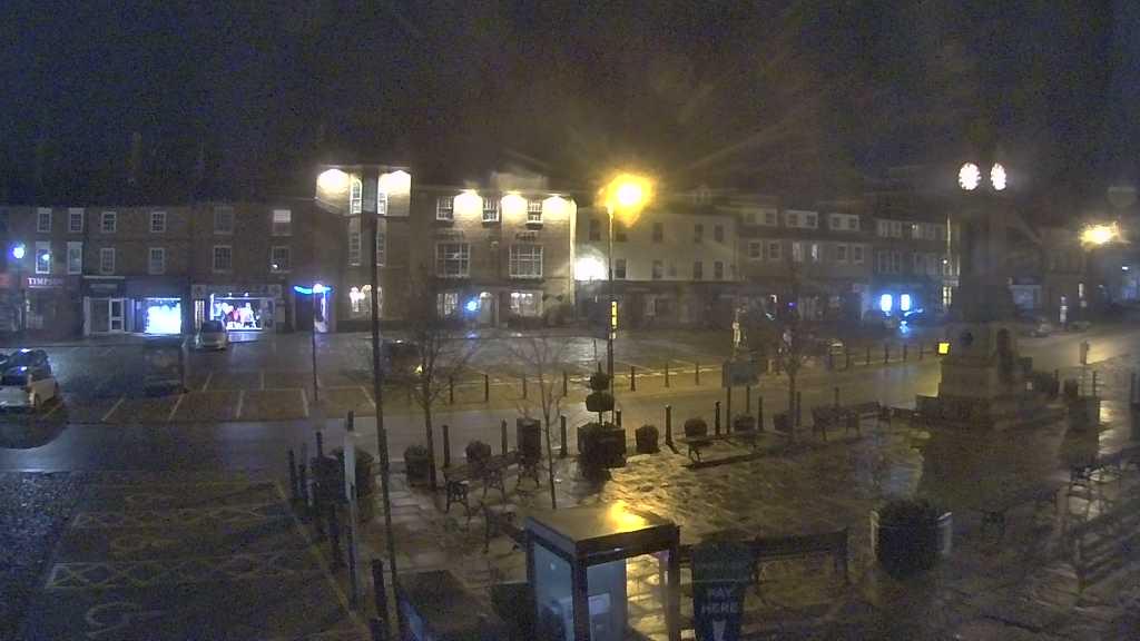 Thirsk webcam overlooking the Market Place