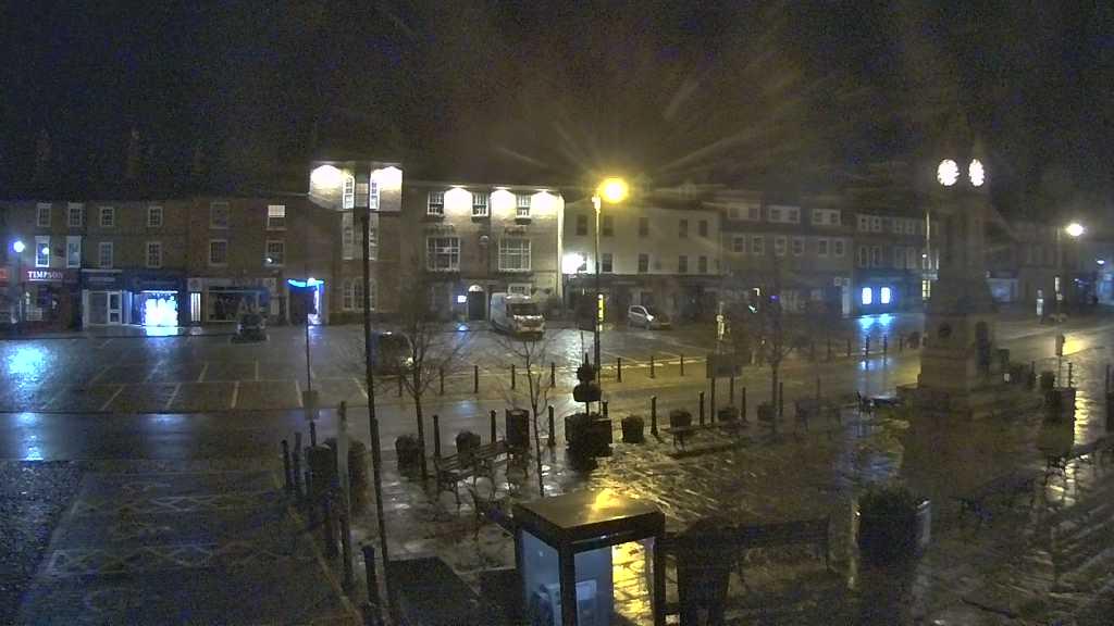 Thirsk webcam overlooking the Market Place