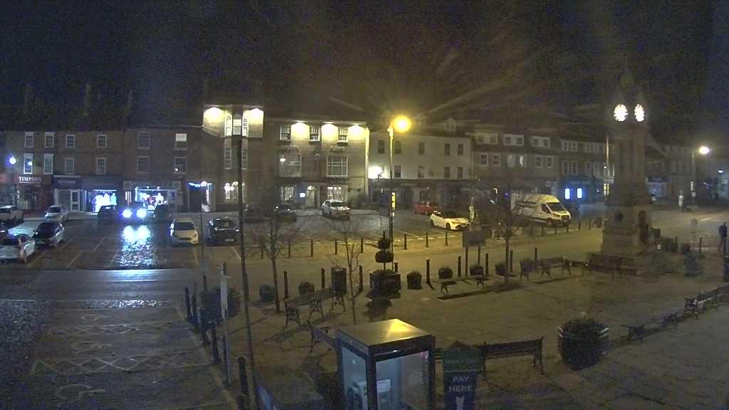 Thirsk webcam overlooking the Market Place
