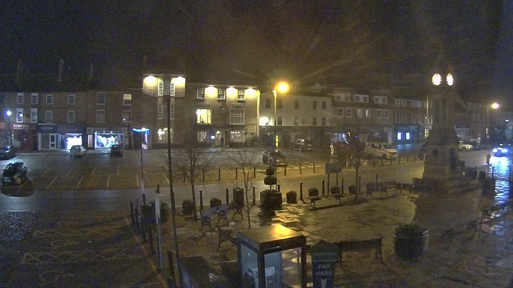 Thirsk webcam overlooking the Market Place