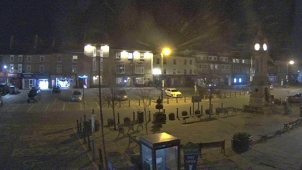 Thirsk webcam overlooking the Market Place
