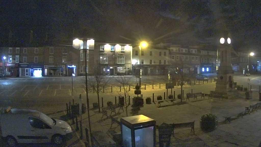 Thirsk webcam overlooking the Market Place