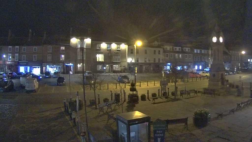 Thirsk webcam overlooking the Market Place
