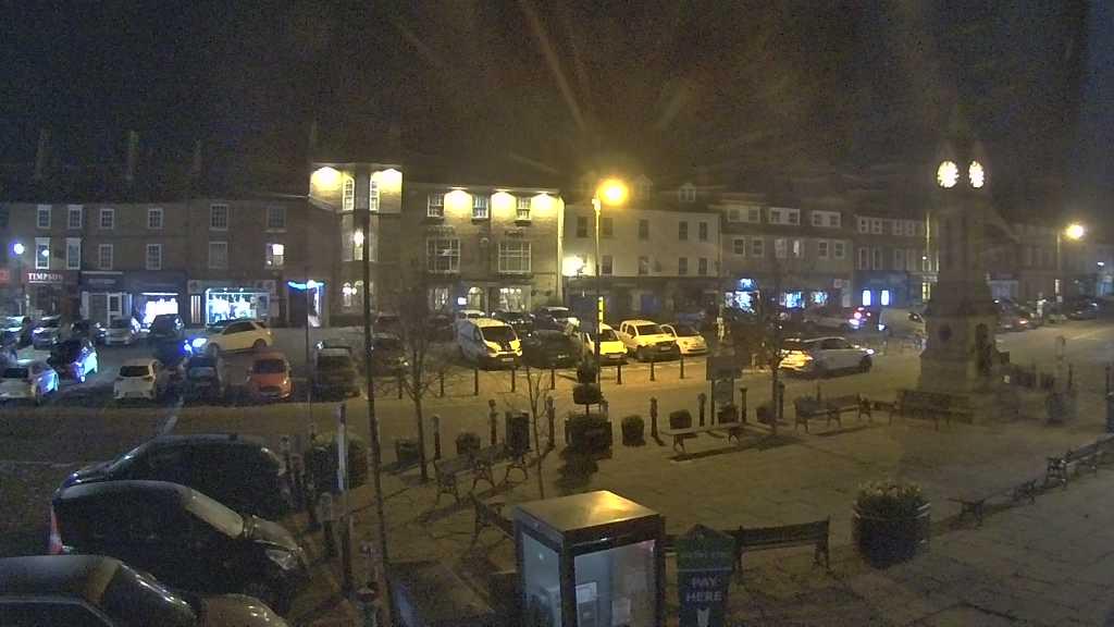 Thirsk webcam overlooking the Market Place