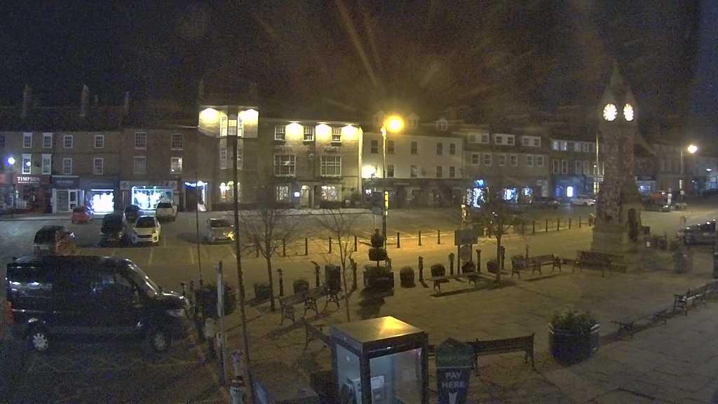 Thirsk webcam overlooking the Market Place