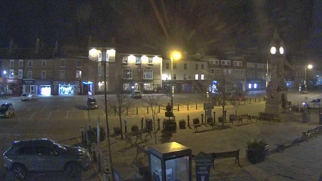 Thirsk webcam overlooking the Market Place