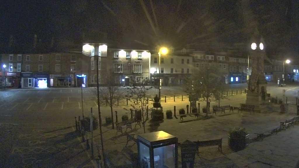 Thirsk webcam overlooking the Market Place