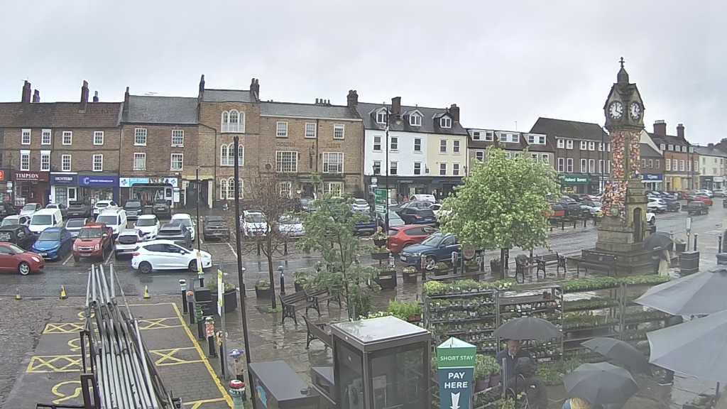 Thirsk webcam overlooking the Market Place