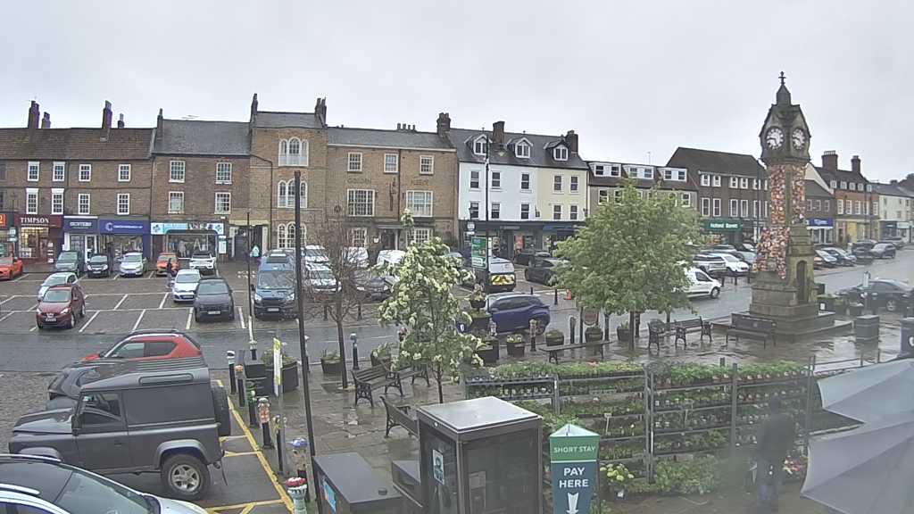 Thirsk webcam overlooking the Market Place