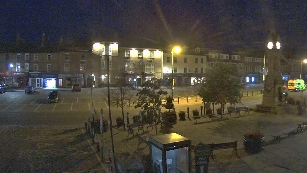 Thirsk webcam overlooking the Market Place