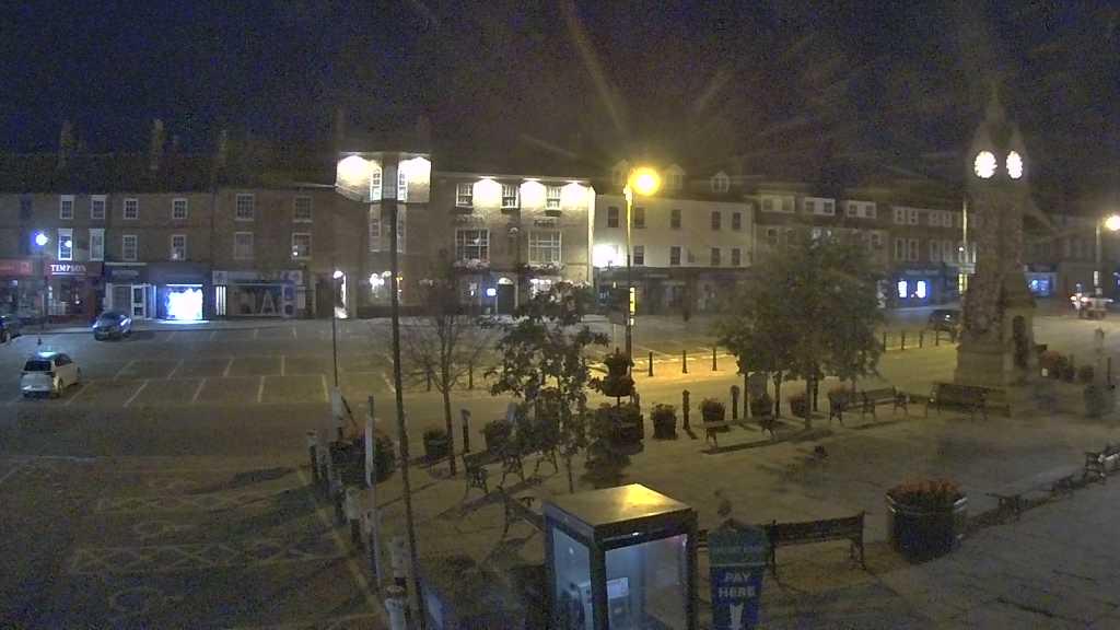 Thirsk webcam overlooking the Market Place